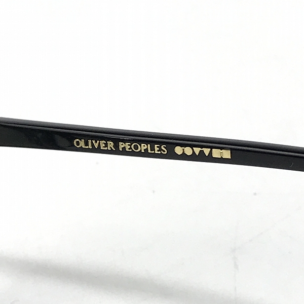 実際に弊社で買取させて頂いたOLIVER PEOPLES/オリバーピープルズ OP-L BLK 眼鏡/メガネ/アイウェア メガネフレーム アイウェアの画像 5枚目