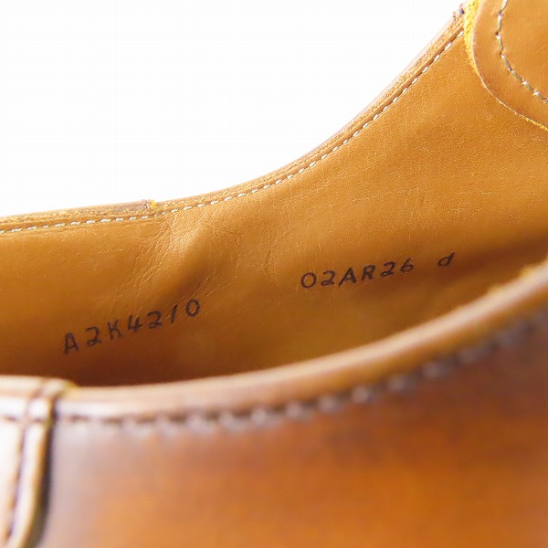 実際に弊社で買取させて頂いたREGAL/リーガル ストレートチップ ビジネスシューズ ドレスシューズ 02AR/26の画像 5枚目