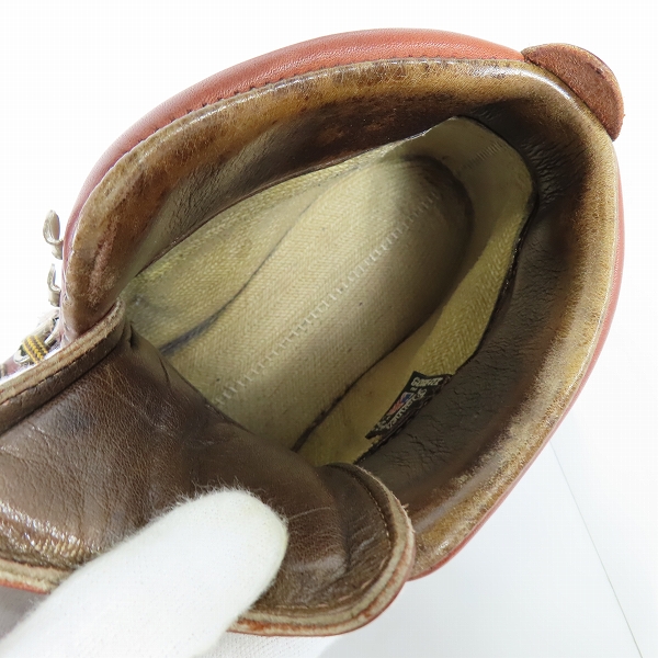 実際に弊社で買取させて頂いたDANNER/ダナー MOUNTAIN LIGHT マウンテンライト レザーブーツ 30520 7.5の画像 4枚目