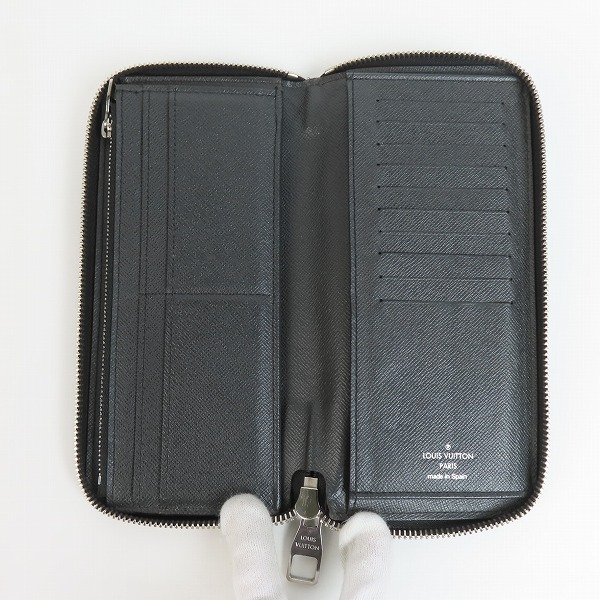 実際に弊社で買取させて頂いたLOUIS VUITTON/ルイヴィトン ジッピー ウォレット ヴェルティカル タイガ ノワール M30503 CA2117の画像 4枚目