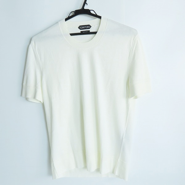 実際に弊社で買取させて頂いたTOM FORD/トムフォード 半袖 ニットカットソー/44