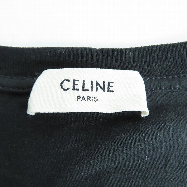 実際に弊社で買取させて頂いた【JPタグ】CELINE/セリーヌ 19SS ロゴプリントTシャツ X008375E/Sの画像 2枚目