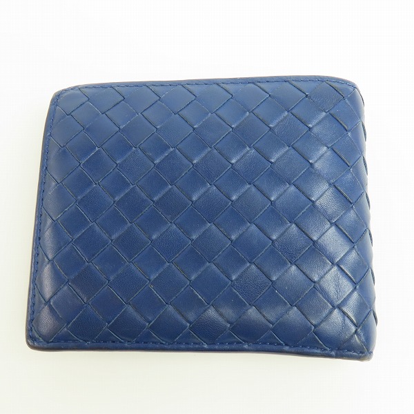 実際に弊社で買取させて頂いたBOTTEGA VENETA/ボッテガヴェネタ イントレチャート 二つ折り財布/ウォレットの画像 1枚目