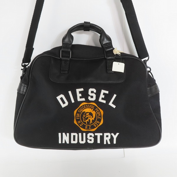 実際に弊社で買取させて頂いた【未使用】DIESEL/ディーゼル ボストンバッグ ショルダーバック 刺繍 ブレイブマン