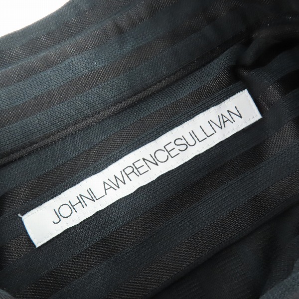 実際に弊社で買取させて頂いた【難有り】JOHN LAWRENCE SULLIVAN/ジョンローレンスサリバン ストライプジャージーシャツ 3A003-0223-19/48の画像 2枚目