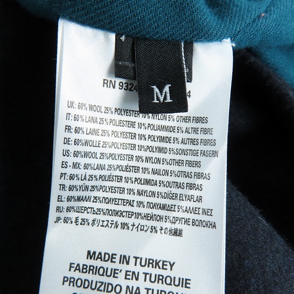 実際に弊社で買取させて頂いた【JPタグ】DIESEL/ディーゼル ウール Pコート ダークネイビー系/Mの画像 3枚目