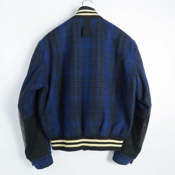 実際に弊社で買取させて頂いたアイコムデギャルソンジュンヤワタナベマン×ヴァンジャケット WOOL VARSITY BOMBER/バーシティボンバージャケット WH-J914/Mの画像 1枚目