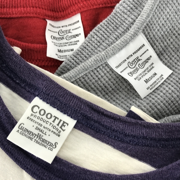 実際に弊社で買取させて頂いた【おまとめ】COOTIE/クーティー Tシャツ ヘンリーネック/クルーネック カットソーの画像 1枚目