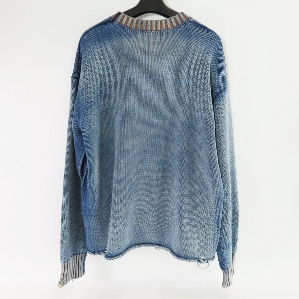 実際に弊社で買取させて頂いたDIESEL/ディーゼル ダメージ ニットセーター K-DELOS/Sの画像 1枚目