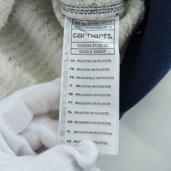 実際に弊社で買取させて頂いたCarhartt/カーハート Mingle Sweat ボーダー柄スウェット Mの画像 3枚目