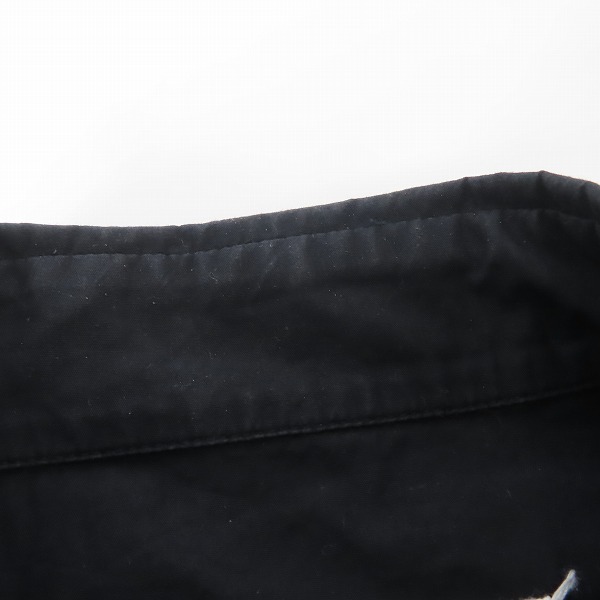 実際に弊社で買取させて頂いたMaison Martin Margiela 10/メゾンマルタンマルジェラ ガーメントダイコットンポプリンスリム 長袖 シャツ S50DL0393/38の画像 5枚目