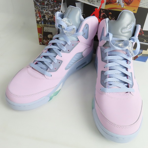 実際に弊社で買取させて頂いたNIKE/ナイキ エアジョーダン 5 レトロ SE "イースターリーガル ピンク/ゴースト-コパ DV0562-600/26.5