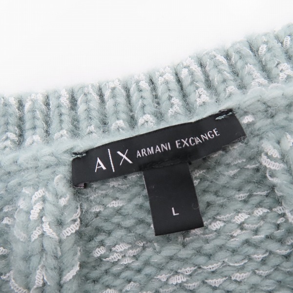 実際に弊社で買取させて頂いたARMANI EXCHANGE/アルマーニエクスチェンジ ケーブル ニット セーター 6LYM1Q YMV7Z/Lの画像 2枚目