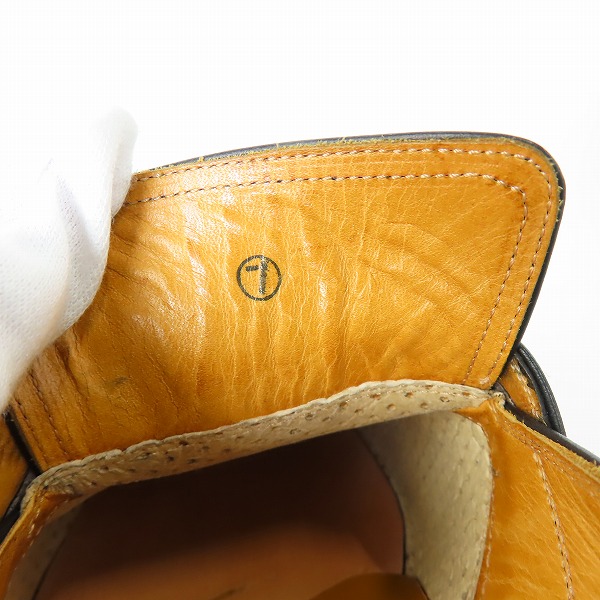 実際に弊社で買取させて頂いたSCOTCH GRAIN/スコッチグレイン プレーントゥ モンクストラップ レザーシューズ/ビジネスシューズ 7850/23.5の画像 6枚目