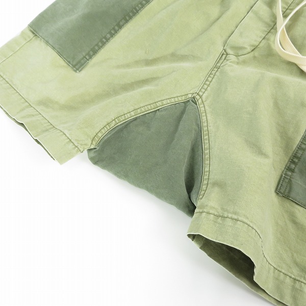 実際に弊社で買取させて頂いたBACKLASH/バックラッシュ USA-COTTON STONE WASHED STITCHES SARROUEL SHORTS ハーフパンツ 1988/Mの画像 5枚目