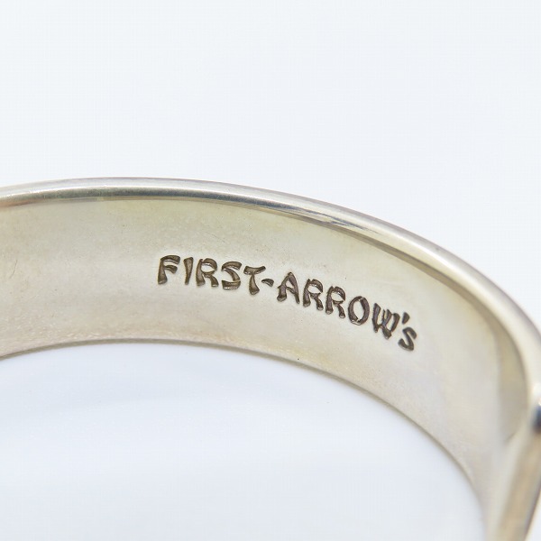 実際に弊社で買取させて頂いたFIRST ARROW'S/ファーストアローズ K18/SILVER 平打 プレーンバングル BR-001の画像 7枚目