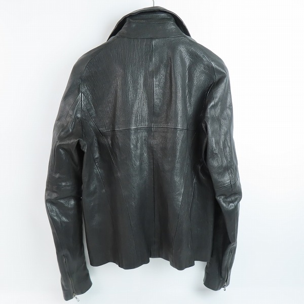 実際に弊社で買取させて頂いたJULIUS/ユリウス 10-11AW goth_ik; GOAT SKIN 山羊革 レザージャケット 2 の画像 1枚目