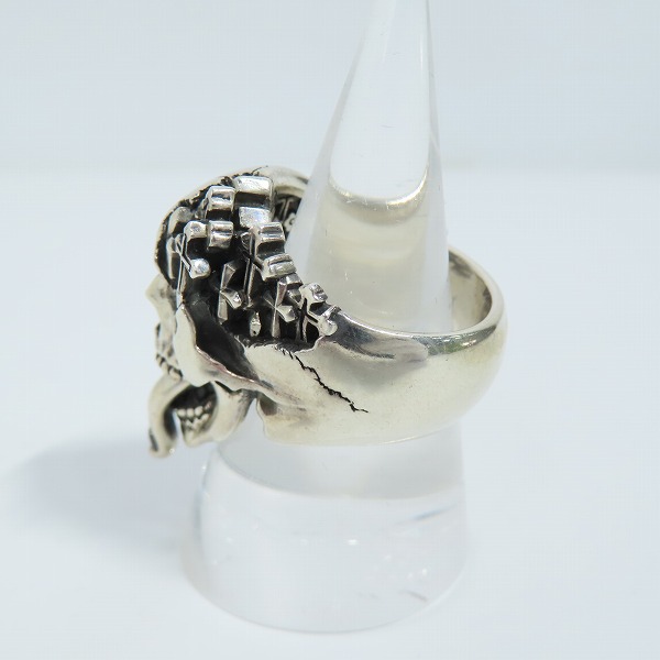 実際に弊社で買取させて頂いた【ギャラ付】Justin Davis/ジャスティンデイビス GENE スカルリング SRJ456/21号の画像 2枚目