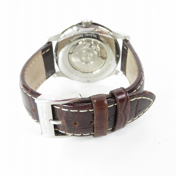 実際に弊社で買取させて頂いた【ジャンク】HAMILTON/ハミルトン ジャズマスター トラベラー GMT 自動巻き H325850の画像 2枚目