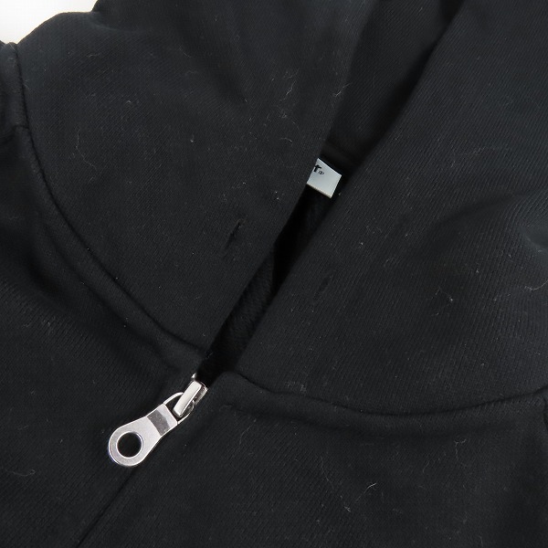 実際に弊社で買取させて頂いたCarhartt WIP/カーハート フーデッドスクエアラベルジャケット ジップアップ パーカー A201011 ブラック/Sの画像 7枚目