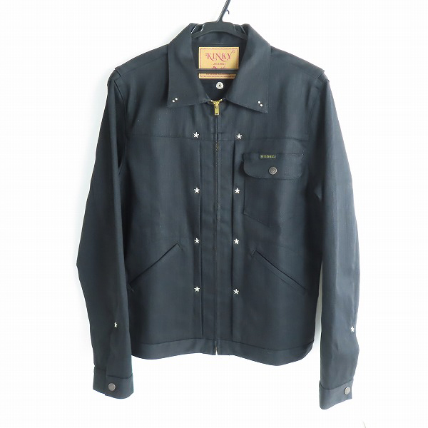 実際に弊社で買取させて頂いたHYSTERIC GLAMOUR/ヒステリックグラマー KINKY JEANS スタースタッズ デニムジャケット 02181AB07 M