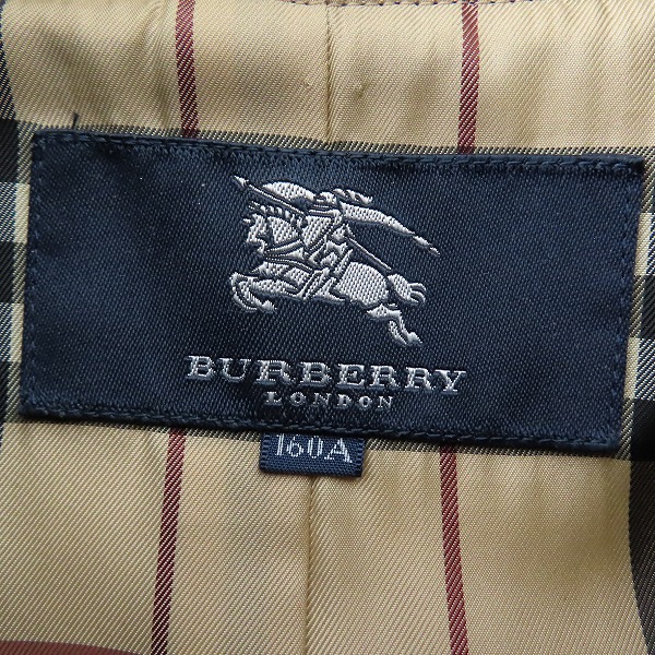 実際に弊社で買取させて頂いたBURBERRY LONDON/バーバリーロンドン キルティングブルゾン/160Aの画像 2枚目
