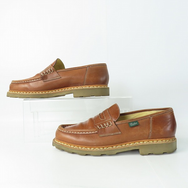 実際に弊社で買取させて頂いたParaboot/パラブーツ REIMS/MARCHE MIEL-VEG ランス コインローファー/シューズ 181003 8の画像 3枚目