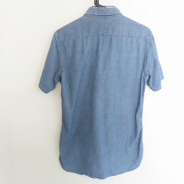 実際に弊社で買取させて頂いたBLUEBLUE/ブルーブルー ハリウッドランチマーケット デニムシャツ 半袖シャツ 2の画像 1枚目
