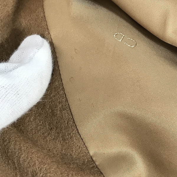 実際に弊社で買取させて頂いたChristian Dior monsieur/クリスチャンディオール ムッシュ コート 裏地ロゴ総柄/Mの画像 8枚目