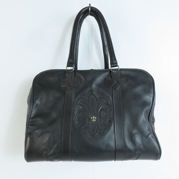 実際に弊社で買取させて頂いたCHROME HEARTS/クロムハーツ Weekender ミディアムレザー BSフレアパッチ トート ボストンバッグ