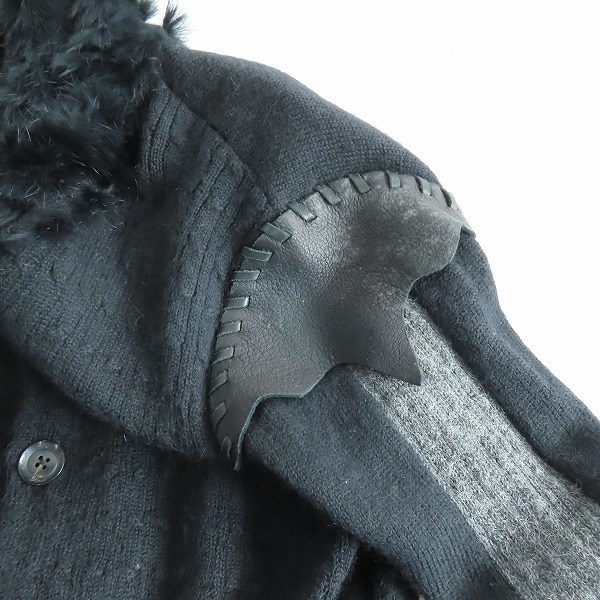 実際に弊社で買取させて頂いたRoen/ロエン 切替 ニットロングカーディガン 50の画像 4枚目