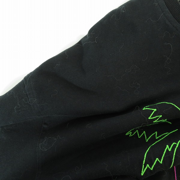 実際に弊社で買取させて頂いたHydrogen/ハイドロゲン カーイラスト刺繍 ロングTシャツ XXLの画像 8枚目