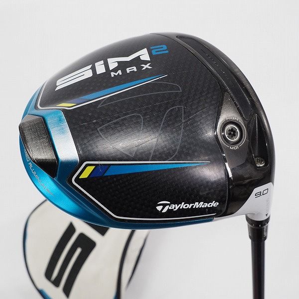 実際に弊社で買取させて頂いたTaylorMade/テーラーメイド SIM 2 MAX ドライバー 1w/9.0° Diamana TM50 FREX:S ヘッドカバー付き