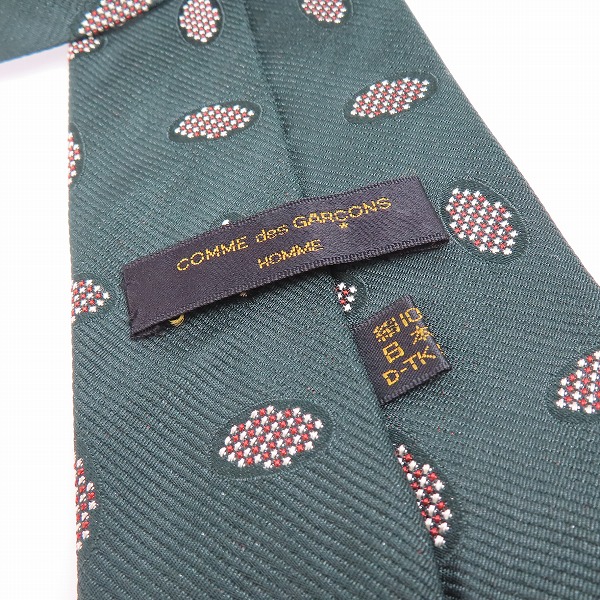 実際に弊社で買取させて頂いたCOMME des GARCONS HOMME/コムデギャルソンオム ネクタイ 絹100% D-TK9210の画像 1枚目