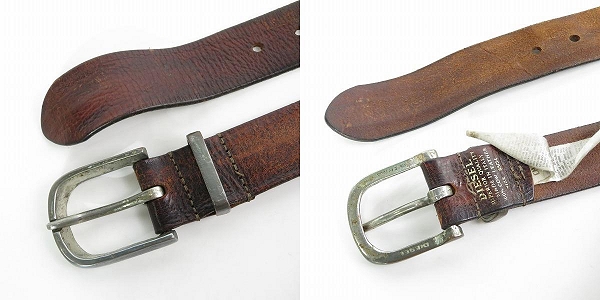 実際に弊社で買取させて頂いたDIESEL/ディーゼル ロゴ レザーベルト/85/34の画像 1枚目