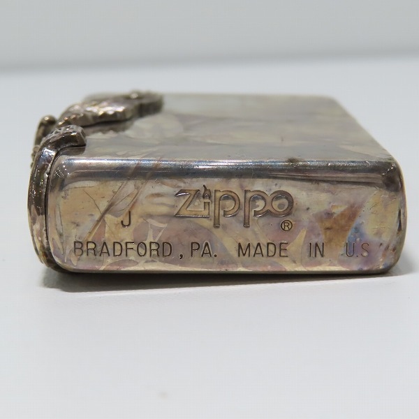 実際に弊社で買取させて頂いたZIPPO/ジッポー HARLEY DAVIDSON/ハーレーダビッドソン サイドメタル 95年製の画像 5枚目