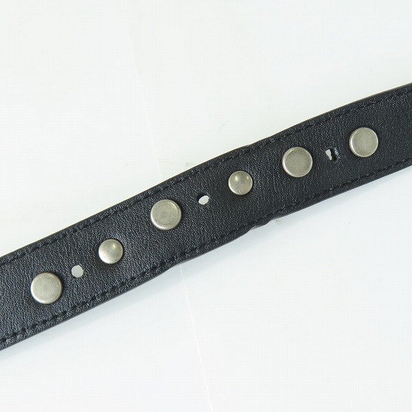 実際に弊社で買取させて頂いたYSL/YVES SAINT LAURENT/イヴサンローラン ハート/スタースタッズ ナローベルトの画像 5枚目