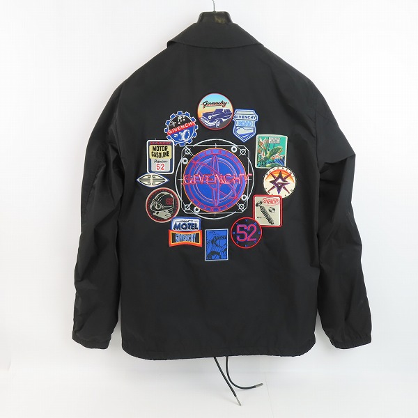 実際に弊社で買取させて頂いたGIVENCHY /ジバンシィ MOTEL EMBROIDERED WINDBREAKER Jacket  BM00C713EN /46の画像 1枚目