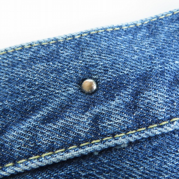 実際に弊社で買取させて頂いたMINEDENIME/マインデニム L Straight 5pocket ダメージデニムパンツ 2304-1007-85-322/9の画像 6枚目