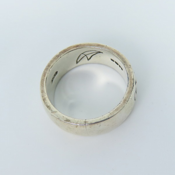 実際に弊社で買取させて頂いたCRAZY PIG/クレイジーピッグ OLD ENGLISH RING/オールドイングリッシュリング 22号の画像 4枚目