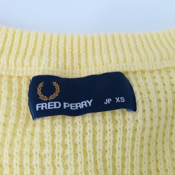 実際に弊社で買取させて頂いたFRED PERRY/フレッドペリー セーター XSの画像 2枚目