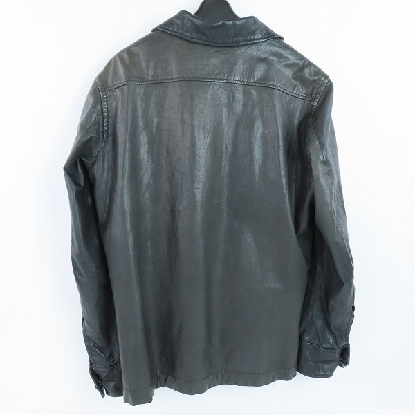 実際に弊社で買取させて頂いたPaul Smith LONDON/ポールスミス ロンドン 牛革/カウレザー ジャケット/XLの画像 1枚目