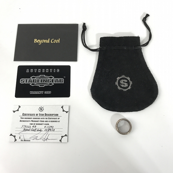 実際に弊社で買取させて頂いた【ギャラ付き】STARLINGEAR/スターリンギア リング STR022/16号の画像 8枚目