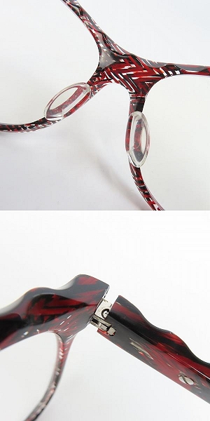 実際に弊社で買取させて頂いたalain mikli/アランミクリ Puzzle/パズル 度入り眼鏡/メガネフレーム/アイウェア A03018 4110の画像 7枚目