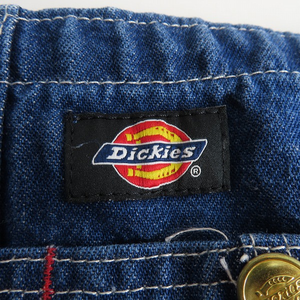 実際に弊社で買取させて頂いたDickies/ディッキーズ オーバーオール デニム 48×32の画像 2枚目