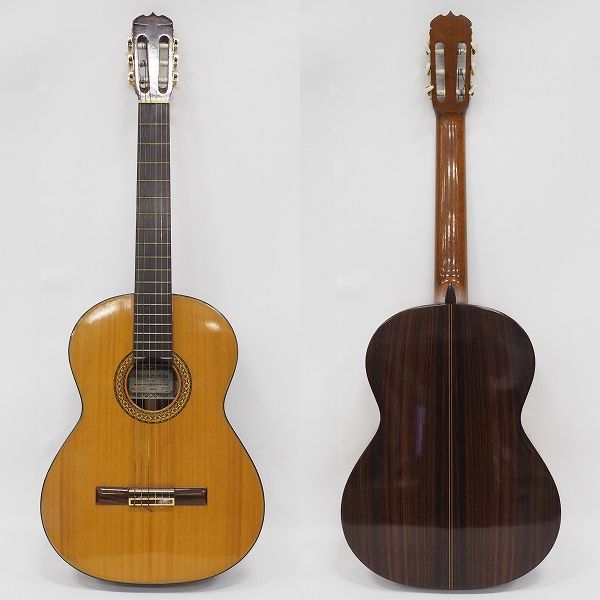 実際に弊社で買取させて頂いた★RYOJI MATSUOKA/松岡良治 LUTHIER Model No.M80 クラシックギター/ガットギター 日本製 ハードケース付の画像 1枚目