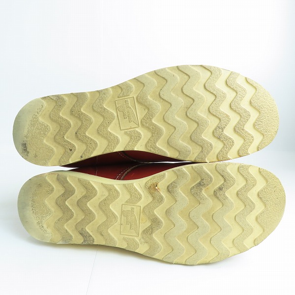 実際に弊社で買取させて頂いたRED WING/レッドウィング プレーントゥ ブーツ 9105/9.5Dの画像 2枚目