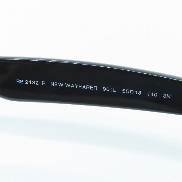 実際に弊社で買取させて頂いたRay-Ban/レイバン NEW WAYFARER/ニューウェイファーラー サングラス/アイウエア RB2132-F 901Lの画像 5枚目