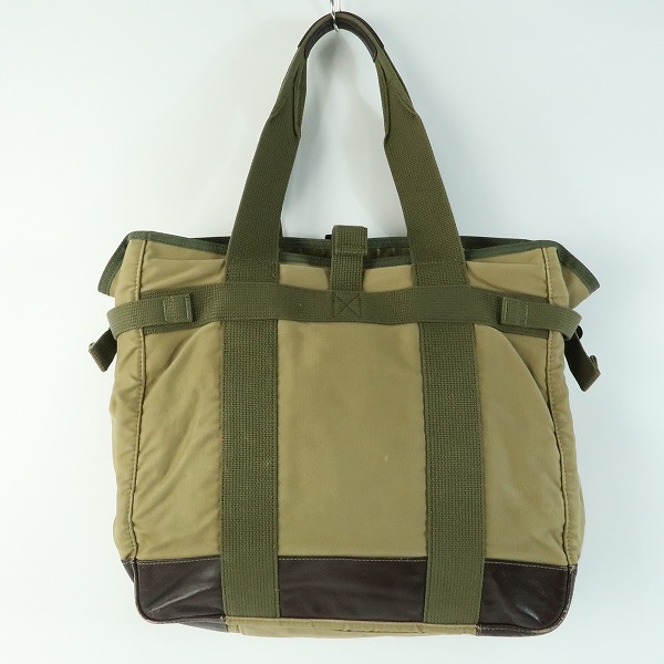 実際に弊社で買取させて頂いたBUZZ RICKSON'S×PORTER/バズリクソンズ×ポーター WilliamGibson/ウィリアムギブソン トートバッグ カーキの画像 1枚目