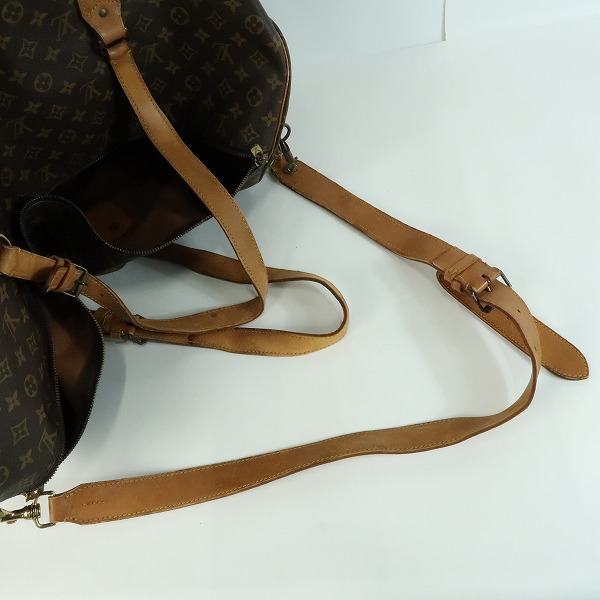 実際に弊社で買取させて頂いたLOUIS VUITTON/ルイヴィトン モノグラム キーポル バンドリエール55 ボストンバッグ M41414の画像 6枚目